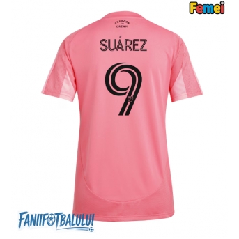 Inter Miami Luis Suarez #9 Tricou Fotbal Replică 2025-26 Femei Acasa